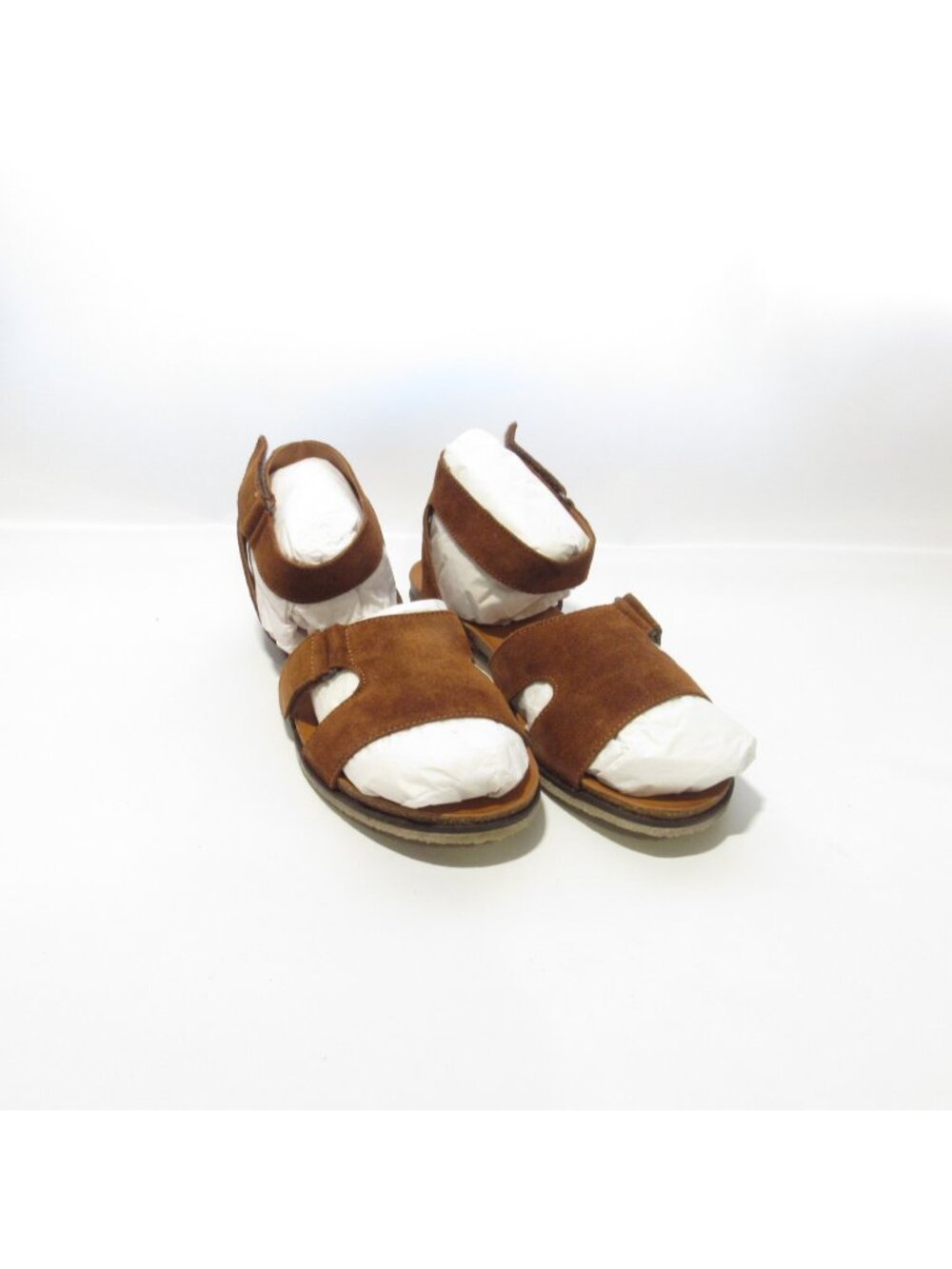 Miz Mooz Suede Ankle-Strap Sandals Camilla Brandy Suede EU 42 US 10.5-11 NIB